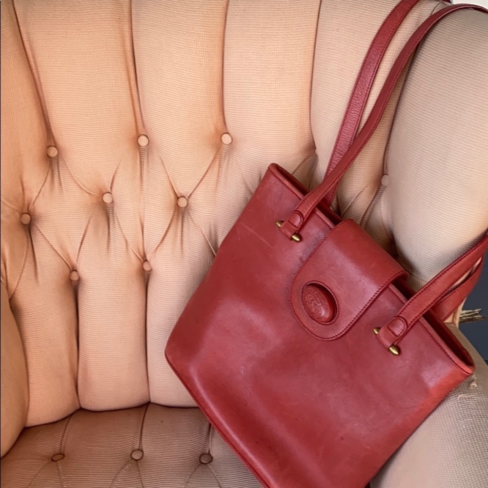 Artisans Alaska MC MASCOT Red Natural Cowhide Leather Bag - Picture 8 of 15